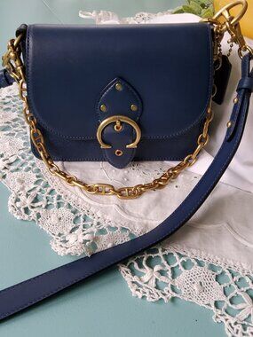 Coach Beat Bag 18 in Deep Blue C3840
